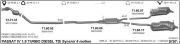AUDI A6 CATALYTIC CONVERTER (1.9 TDI) (1997 - 05)