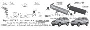 TOYOTA RAV4 ARKA EGZOZ  1.8VVTİ - 2.0İ  (2000 - 05)
