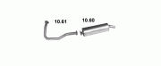 HYUNDAI TRUCK FRONT PIPE EXHAUST HD77