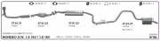 FORD MONDEO KATALİTİK KONVERTER 1.6 / 1.8 /2.0  (1996 - 00)