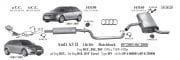 AUDİ A3 ARKA EGZOZ 1.6İ - FSİ (2003 -10)