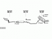 AUDI A3 REAR EXHAUST 2.0 FSI