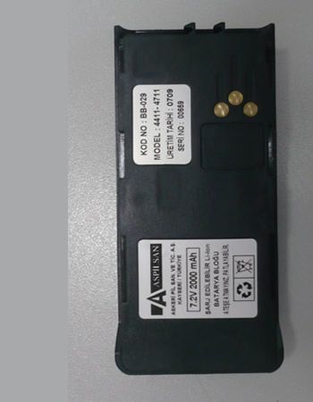 Aselsan 4411 ve Aselsan 4415 1900 mAh  Telsiz Bataryası