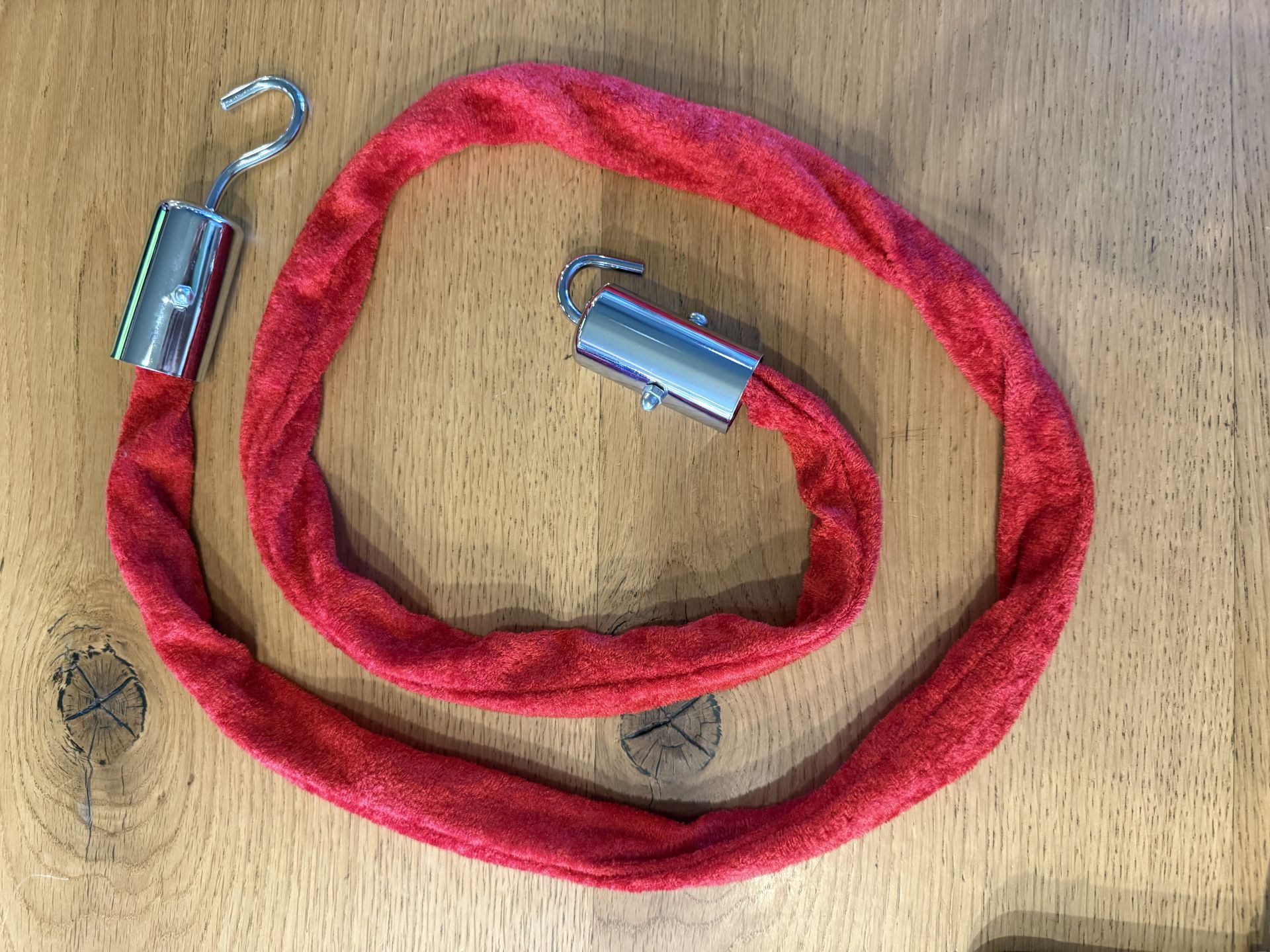 Protokol Bariyeri Kordonu 150 cm Krom uçlu