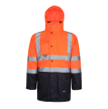 NT44 IZRASA™ 300 D Oxford 5+1 Reflektörlü Parka 5 Farklı Kullanım Modeli Turuncu