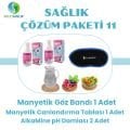 Sole Sağlık Çözüm Paketi 11 (Manyetik Göz Bandı 1 Adet, Canlandırma Tablası 1 Adet, Alkamine 2 Adet)