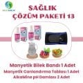 Sole Sağlık Çözüm Paketi 13 (Manyetik Bilek Bandı 1 Adet, Canlandırma Tablası 1 Adt, Alkamine 2 Adt)