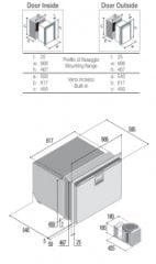 Vitrifrigo Hepsi Bir Arada Buzdolabı. Model DRW70A