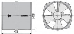 Vetus Blower 12200 lt/dk