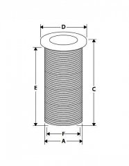 Sintine-Borda Çıkışı Ø22mm L62mm KREM