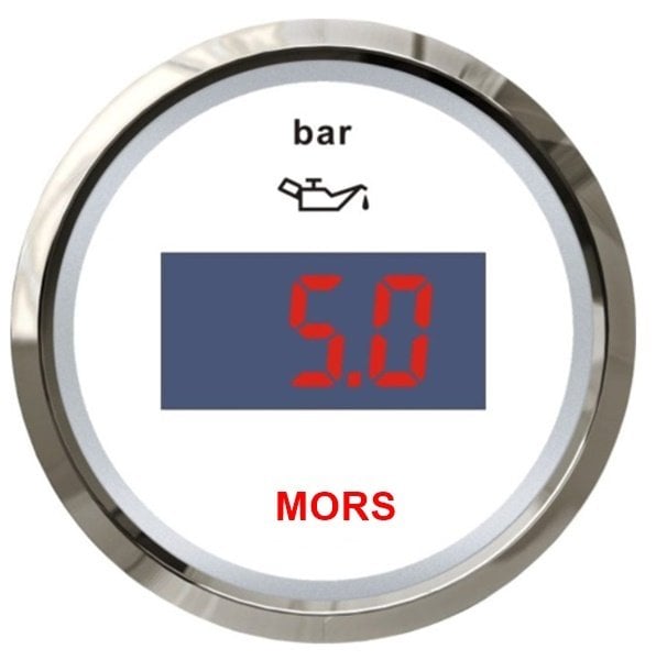 MORS Dijital Yağ basınç Göstergesi  5 Bar BYZ