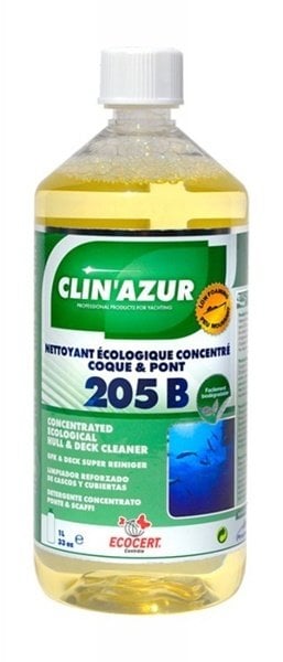 Ekolojik Konsantre Tekne Güverte-Gövde Temizleyici .5 litre Clin Azur-205B