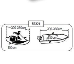 Lalizas  MİNİ Bot Koruma Örtüsü   360*150 cm