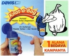 Davis portatif, plastik kutulu torba dispenseri