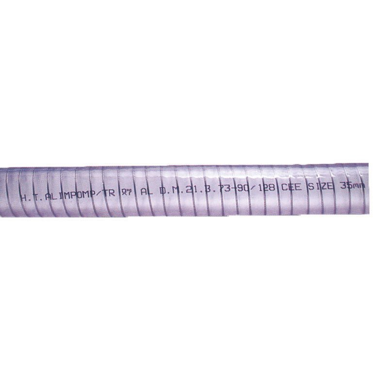 Nuovarade Şeffaf Spiral Su Hortumu PVC  32mm, 1 1/4''