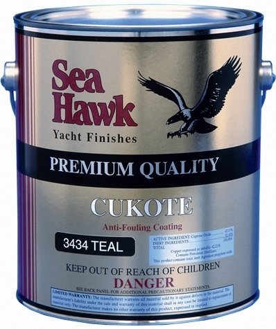 SeaHawk CUKOTE Bakırlı yumuşak zehirli boya, 3.785 L