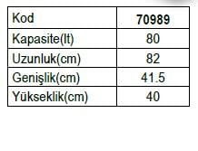 Lalizas İzotermal Portatif Buzluk Termos 80 litre