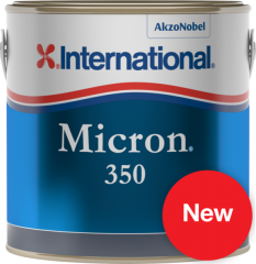 international Micron 350 Tekne için Zehirli Boya 2.5 litre Beyaz