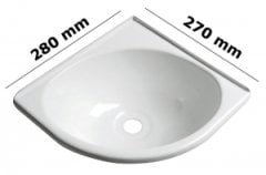 Köşe Evye / Lavabo ABS