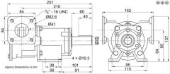 JABSCO 1,5'' Soğutma pompası max.350 HP