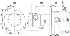 JABSCO 3/4'' Soğutma Pompası FORD max.100 HP