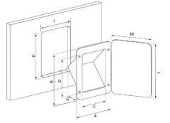 Güverte Dolum Kapağı Kutusu 145x191mm