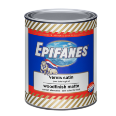Epifanes Mat-Satin Tik Verniği, Wood Finish Matte, 1 litre