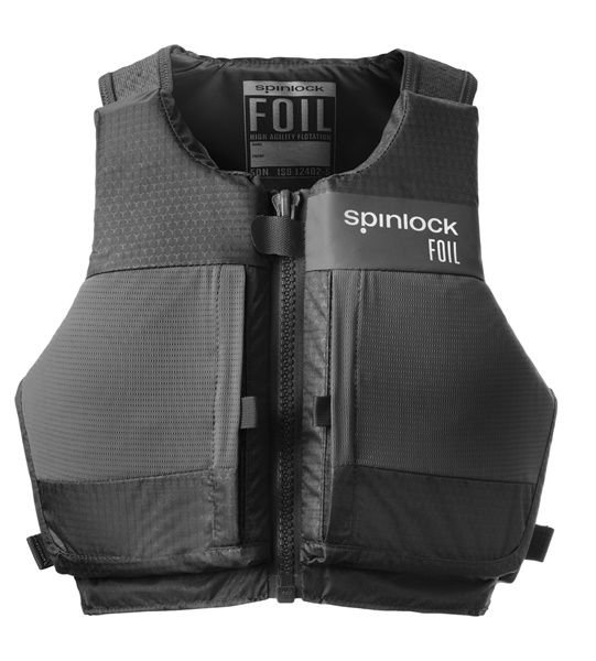 Spinlock , Yüzme Yardımcısı, Foıl Front , ZIP, PFD, 50N, Black Graphite