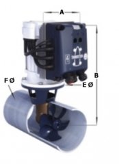 Vetus Bow Pro manevra pervanesi, 76 kgf