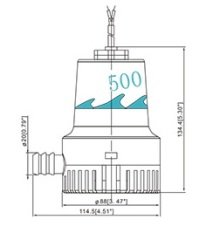 Seamaxx Sintine Pompası 500GL / 24V