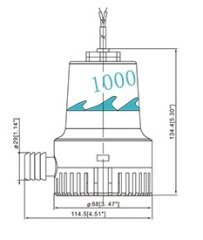 Seamaxx Sintine Pompası 1000GL / 24V