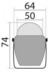 Osculati Finder Pusula, Siyah