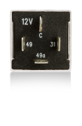 ELO ELEKTRONİK FLAŞÖR İKAZLI 12V, 4 TERMİNAL (49,49a,31,C)