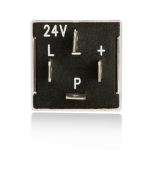 ELO ELEKTRONİK FLAŞÖR İKAZLI 24V, 4 TERMİNAL (+,L,P,-)