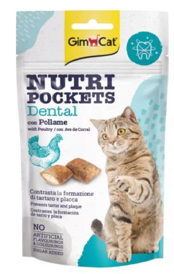 Gimcat Nutri Pockets Dental Kedi Ödül Maması 60 G