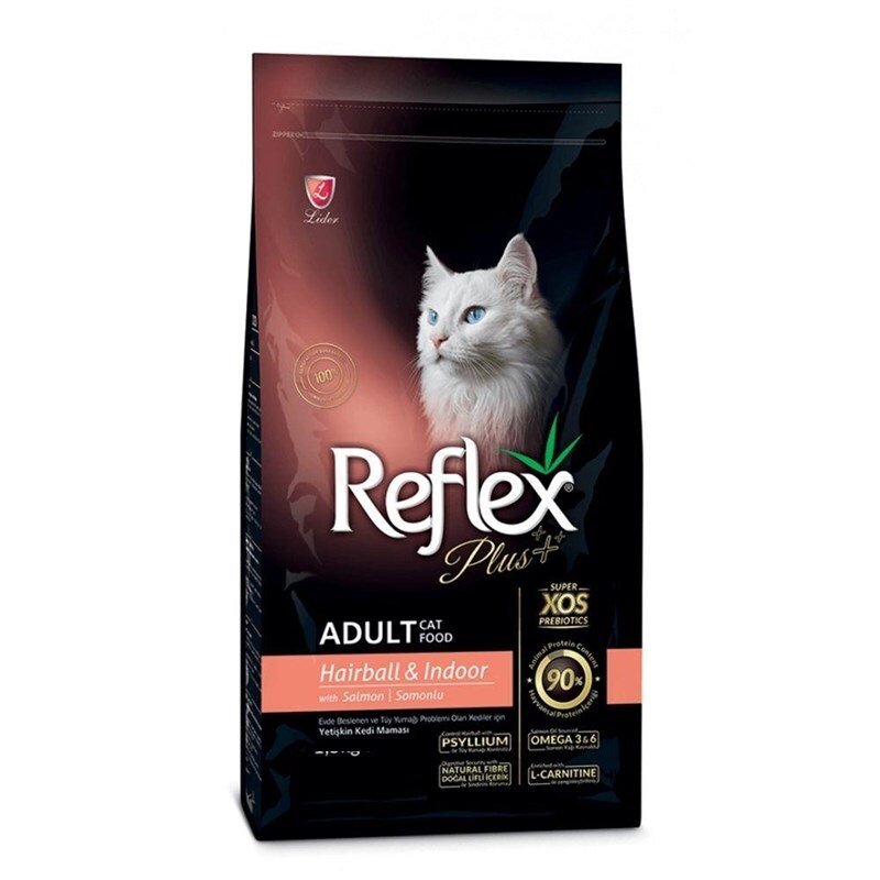 Reflex Plus Somonlu Hairball Yetişkin Kedi Maması 15 KG