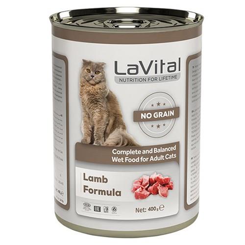 La Vital Adult Tahılsız Kuzu Etli Yetiskin Kedi Konservesi 400gr