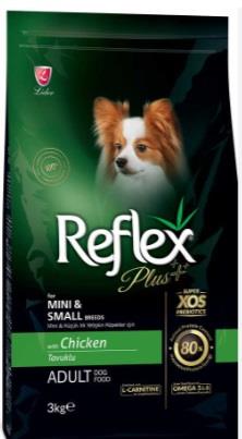 Reflex Plus Mini Tavuklu Küçük Irk Yetişkin Köpek Maması 3 KG