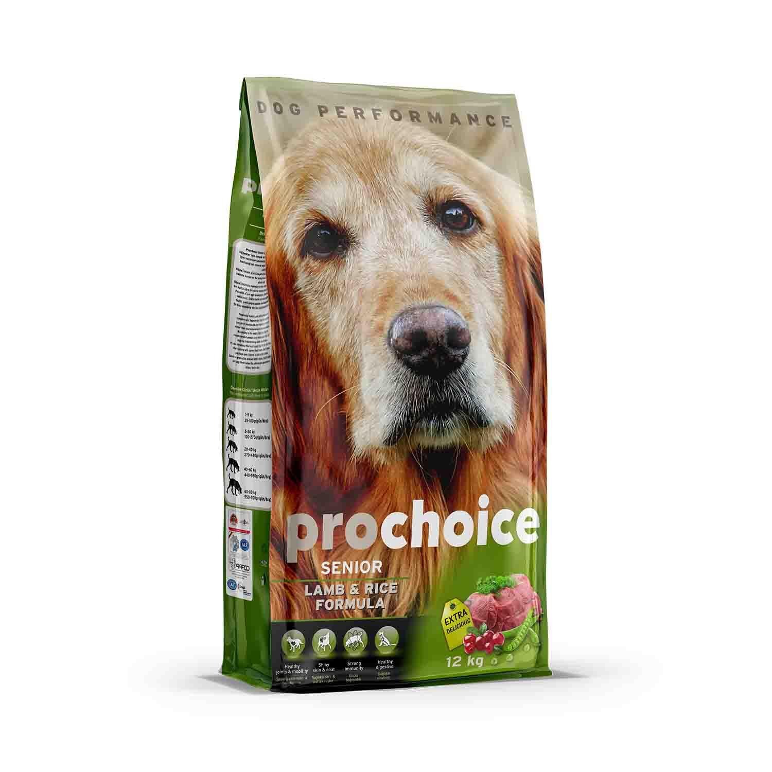 Pro Choice Senior Lamb Plus Kuzu Etli Yaşlı Köpek Maması 12 Kg