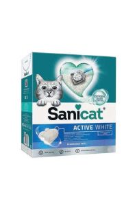 Sanicat Active White Oxygen Control Ultra Topaklanan Oksijen Kontrol Kedi Kumu 10lt