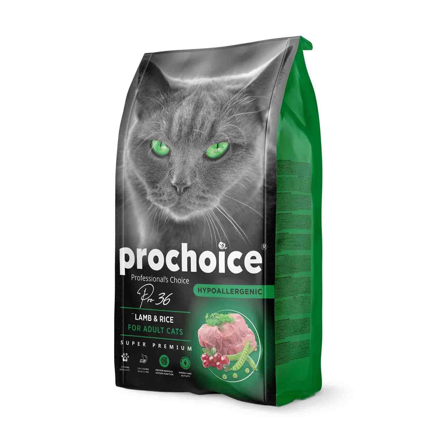 Pro Choice Pro 36 Lamb & Rice Kuzu Pirinçli Yetişkin Kedi Maması 2 Kg