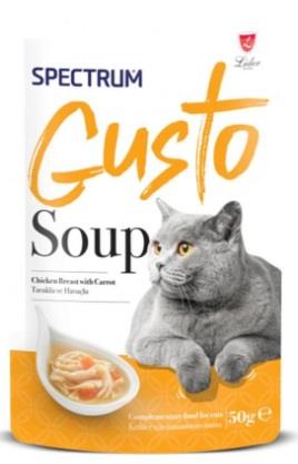 Spectrum Gusto Tavuklu Havuclu Kedi Çorbası 50 G