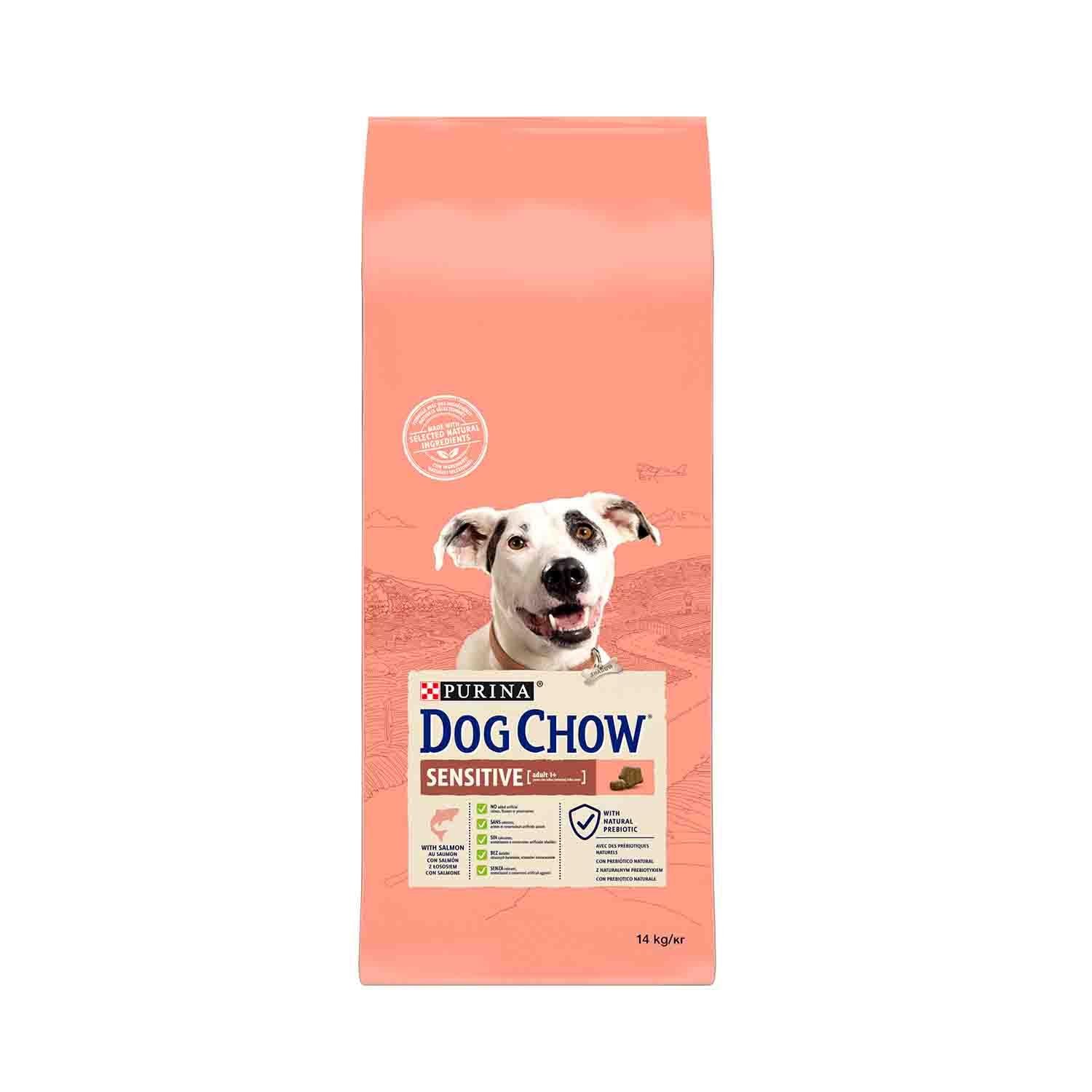 Purina Dog Chow Sensitive Somonlu Yetişkin Köpek Maması 14 Kg