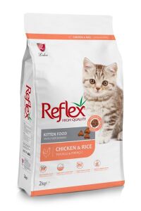 Reflex Tavuklu ve Pirinçli Yavru Kedi Maması 2 KG