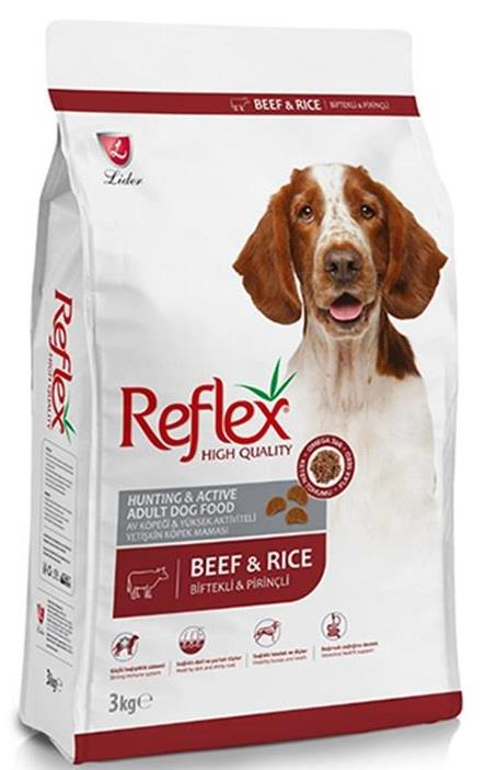 Reflex High Energy Biftekli Yetişkin Köpek Maması 3 Kg