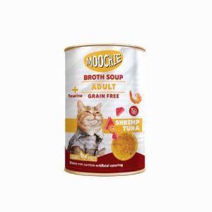 Moochie Ton Balıklı Ve Karidesli Kedi Çorbası  135 Ml