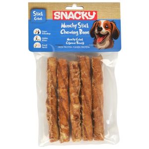 Snacky Çıtır Munchy Sığır Etli Ördekli Köpek Kemiği 13 cm 10 Adet