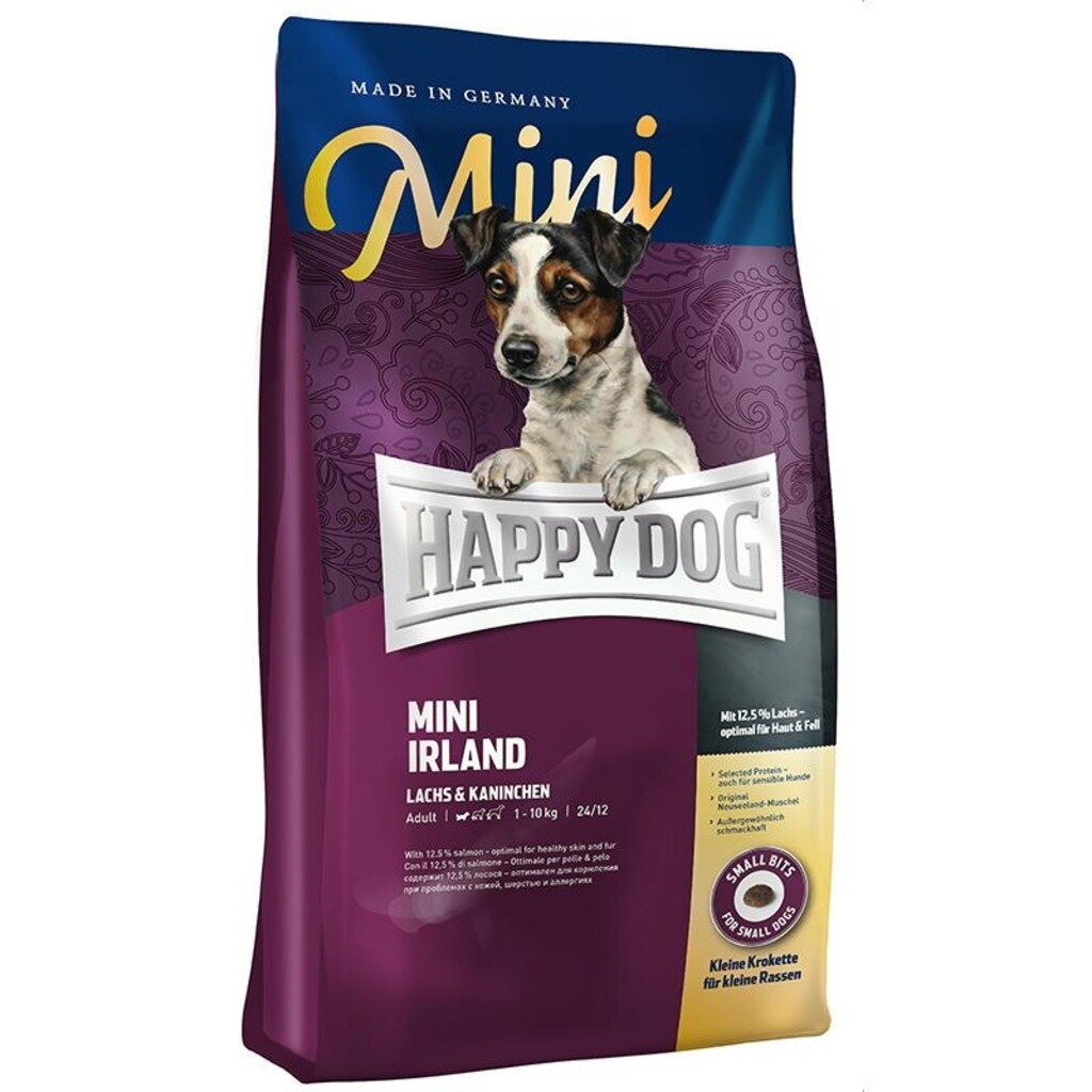 Happy Dog Somonlu Küçük Irk Yetişkin Köpek Maması 4 KG