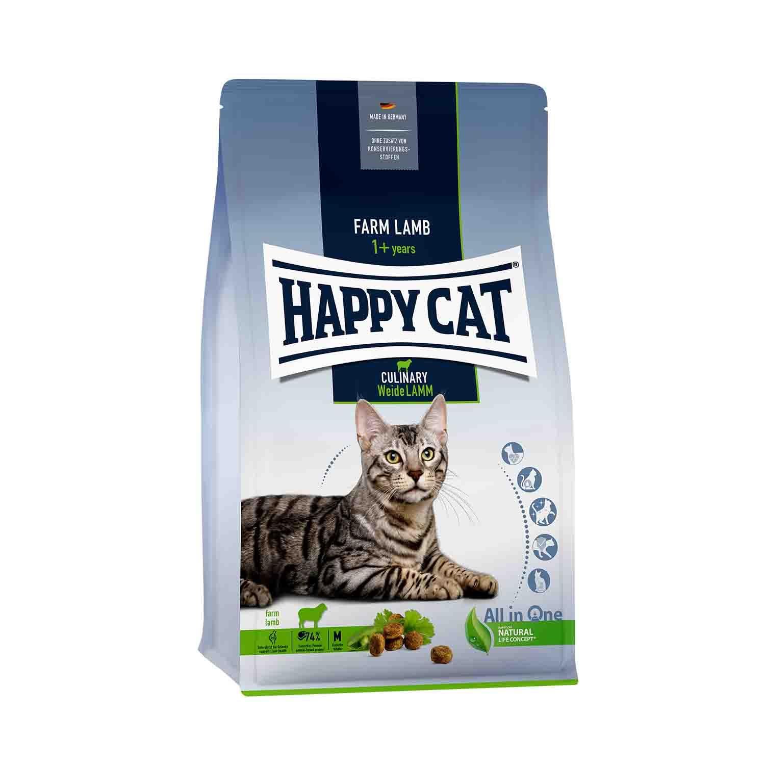 Happy Cat Culinary Sensitive Kuzu Etli Yetişkin Kedi Maması 10 Kg