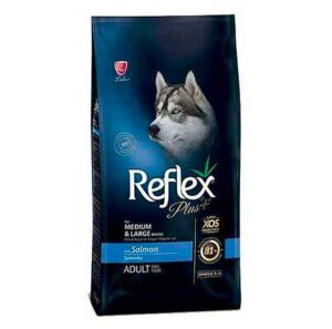 Reflex Plus Somonlu Orta ve Büyük Irk Yetişkin Köpek Maması 3 KG